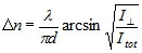 birefringence equation birefringence equation